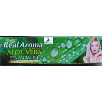 Real Aroma Aloe Vera Facial Kit 5 in 1 Facial Kit, 160gm.